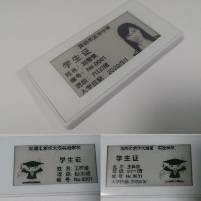 2.13 Inch 3 Color Personal E-Ink Nameplate